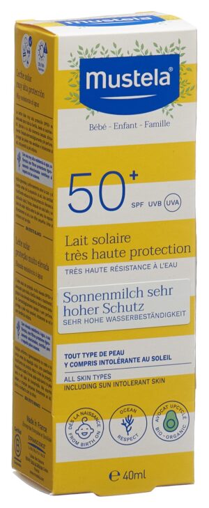 MUSTELA Sonnenschutz Sonnenmilch LSF50+   Tb 40 ml