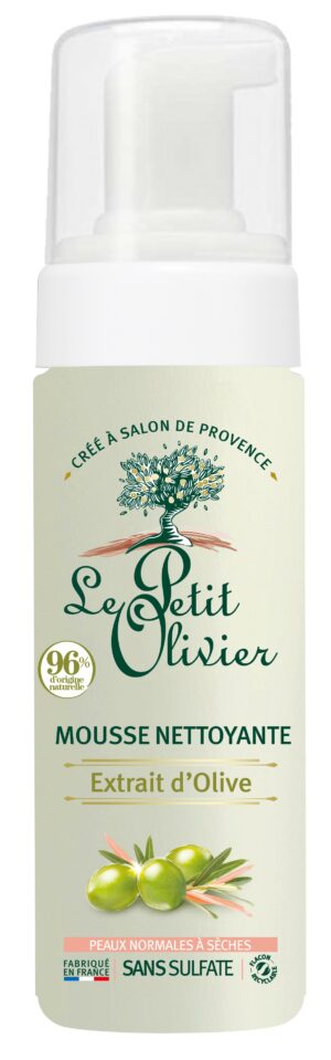 LE PETIT OLIVIER olive mousse nettoyante    150 ml