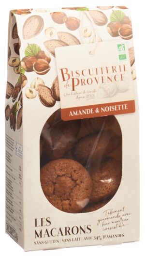 BISCUITERIE Makronen Haselnuss glutenf Bio   130 g