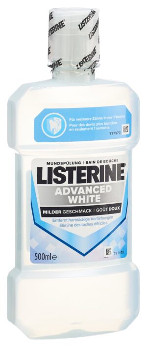 LISTERINE Advanced White Mild            Fl 500 ml