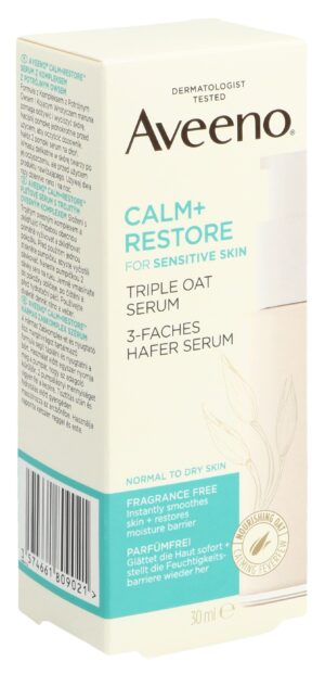 AVEENO Calm+Restore 3-faches Serum HaferDisp 30 ml