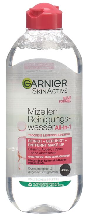 GARNIER Mizellenwasser trockene Haut     Fl 400 ml