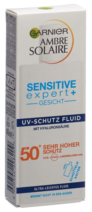 AMBRE SOLAIRE Sens expert+ UV Fluid LSF50+   40 ml