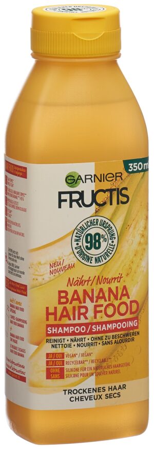 FRUCTIS Hair Food Shampoo Banana         Fl 350 ml