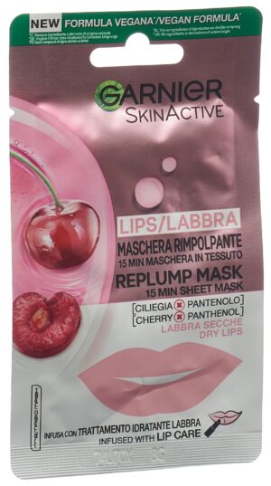 GARNIER Lippentuchmaske Kirsche&Panthenol  Btl 5 g