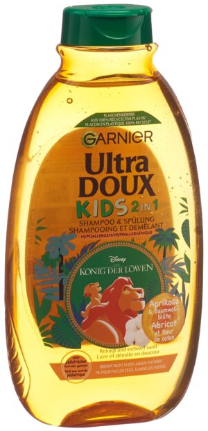 ULTRA DOUX Kids 2in1 Shampoo Aprikose&BauFl 300 ml