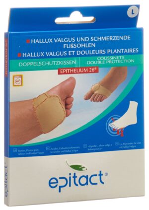 EPITACT Fusskissen Doppelschutz L > 27cm    1 Paar