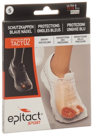 EPITACT SPORT Zehenschutz blaue Näg S 23mm   2 Stk