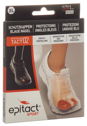 EPITACT SPORT Zehenschutz blaue Naeg XL 38mm 2 Stk
