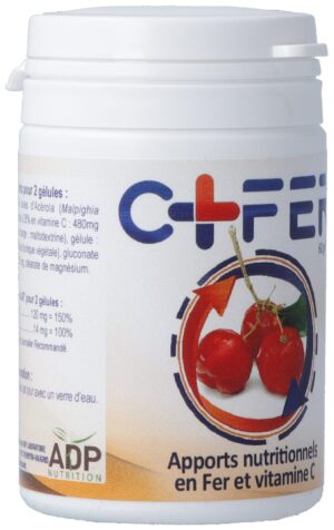ADP Fer + Vitamine C Glules Ds 60 Stk
