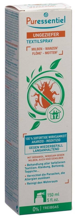 PURESSENTIEL Textilspray Ungeziefer     Spr 150 ml