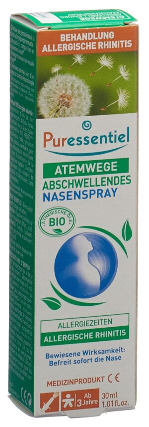 PURESSENTIEL Abschw Nasenspr äth Öle Bio     30 ml