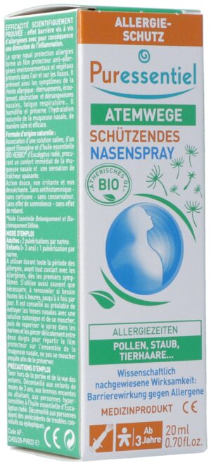 PURESSENTIEL Nasenspr Schutz gegen AllergiFl 20 ml