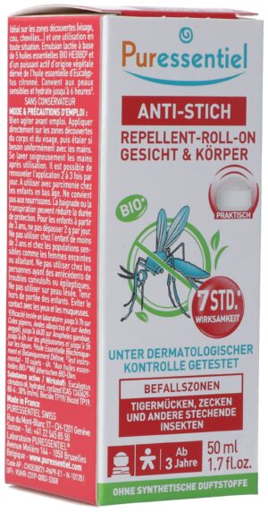 PURESSENTIEL Anti-Stich Abwehr Roll-oRoll-on 50 ml