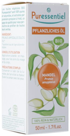 PURESSENTIEL Pflanzenöl Mandel Bio        Fl 50 ml