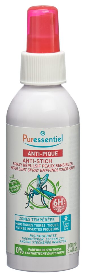 PURESSENTIEL Anti-Stich Spray empfindl HSpr 100 ml