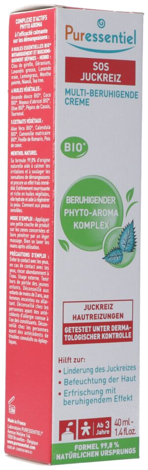 PURESSENTIEL Anti-Stich Creme beruhig Tb 40 ml