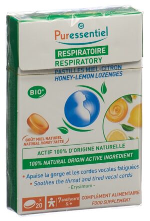 PURESSENTIEL Lutschtabl Atemwege Honig ZBox 20 Stk