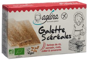 AGLINA Galette 5 Cerealien Bio           Box 160 g