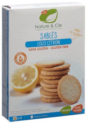 NATURE&CIE Butterkeks Koko Zitr glutenf 120 g