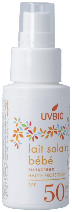 UVBIO Sonnenmilch fuer Babies SPF50 Bio Fl 50 ml