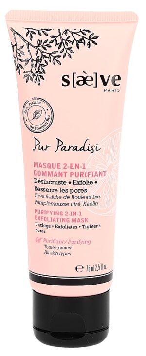 SAEVE Pur Paradisi klär Peeling-Maske 2in1 75 ml