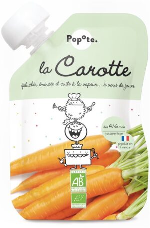POPOTE Quetschie Karotte Bio                 120 g