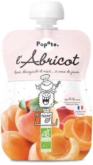 POPOTE Quetschie Aprikose Bio                120 g