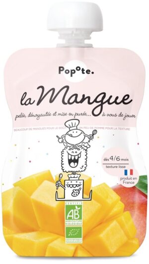 POPOTE Quetschie Mango Bio                   120 g