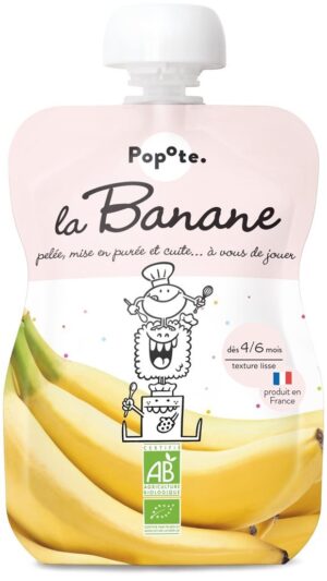 POPOTE Quetschie Banane Bio                  120 g