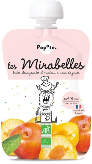POPOTE Quetschie Mirabelle Bio               120 g