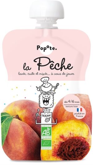 POPOTE Quetschie Pfirsich Bio                120 g