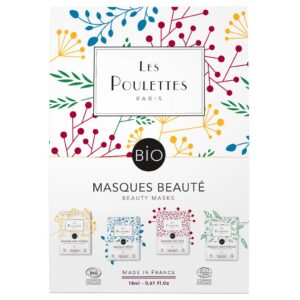 LES POULETTES Masks Set 4 Btl 18 ml