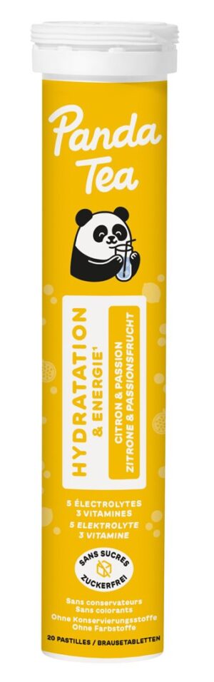 PANDA TEA Hydratation Brausetabl Zit&PassDs 20 Stk
