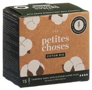 LES PETITES CHOSES Tampons super plus Bio   15 Stk