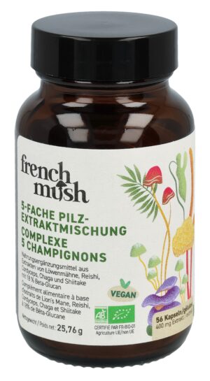 FRENCH MUSH 5-fache Pilzextraktmischung  Ds 56 Stk