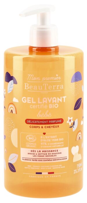 BEAUTERRA Baby Duschgel mit Parf Bio     Fl 750 ml