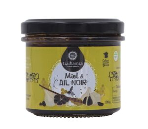 GAIHAMSA Honig mit schwarzem Knoblauch Bio   120 g