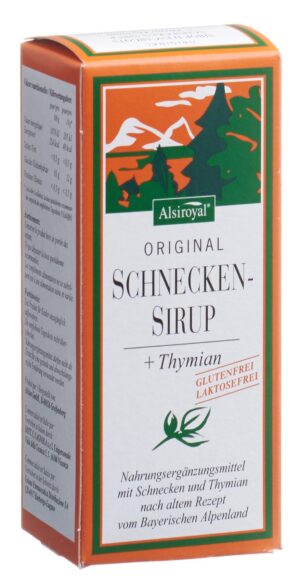 ALSIROYAL Original Schnecken Sirup Thymian  150 ml