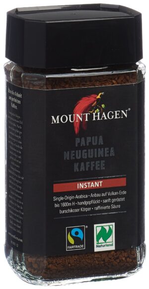 MOUNT HAGEN Kaffee instantané Bio Fairtrade  100 g