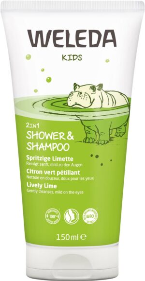 WELEDA KIDS 2in1 Shower&Shampoo Limette Tb 150 ml