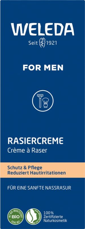 WELEDA FOR MEN Rasiercreme (n) Tb 75 ml