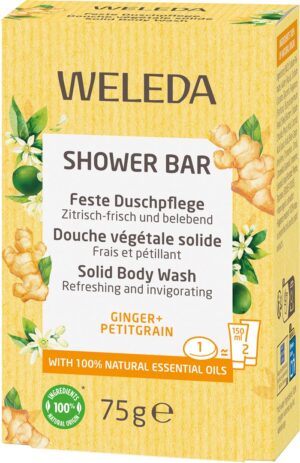 WELEDA Feste Duschpflege Ginger Petitgr       75 g