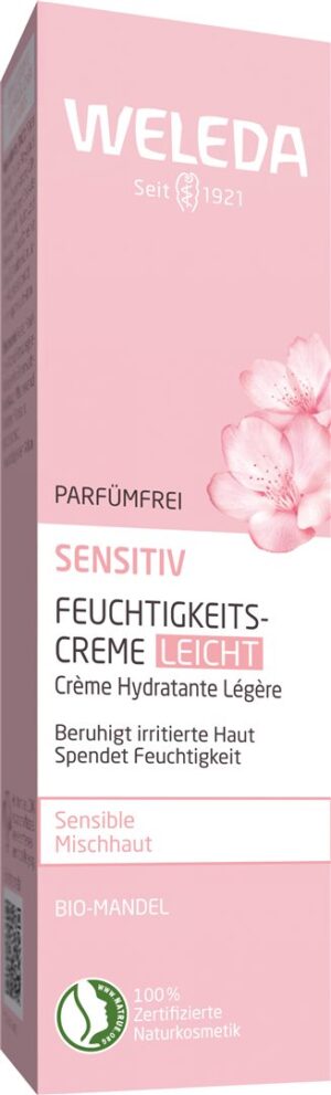WELEDA Feuchtigkeitscreme leicht sens MandTb 30 ml