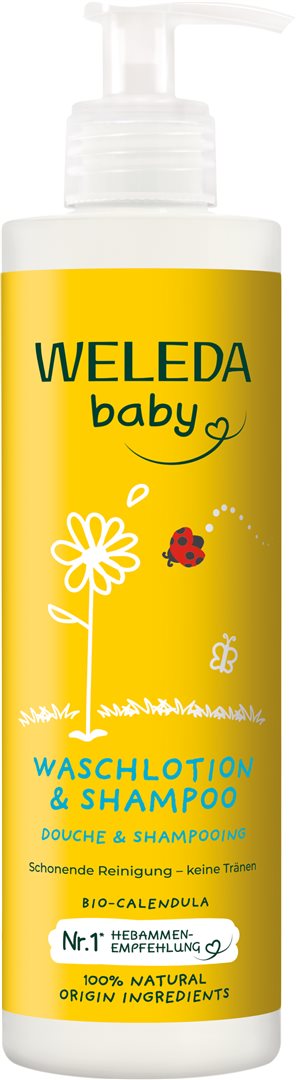 WELEDA BABY Waschlotion & Shampoo CalenduFl 400 ml