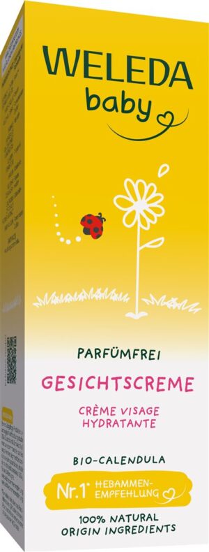 WELEDA BABY Gesichtscreme Calendula parfümTb 50 ml