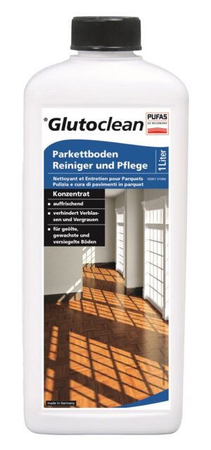 GLUTOCLEAN Parkettboden Reiniger+ Pflege Fl 1 lt