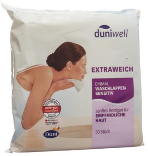 DUNIWELL Einmal Waschlappen sensitiv        50 Stk