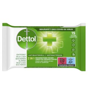 DETTOL 2in1 Desinfektions-Tücher            15 Stk