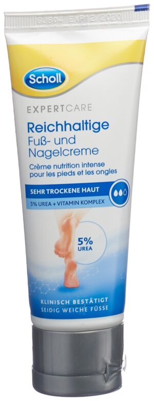 SCHOLL Reichhaltige Fuss- und Nagelcreme  Tb 75 ml